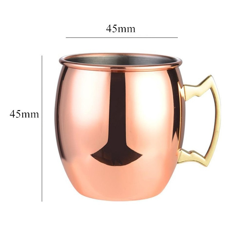 6 قطعة 60 مللي البغل أكواب نحا - مراجعة Mule Copper Mug وسعره