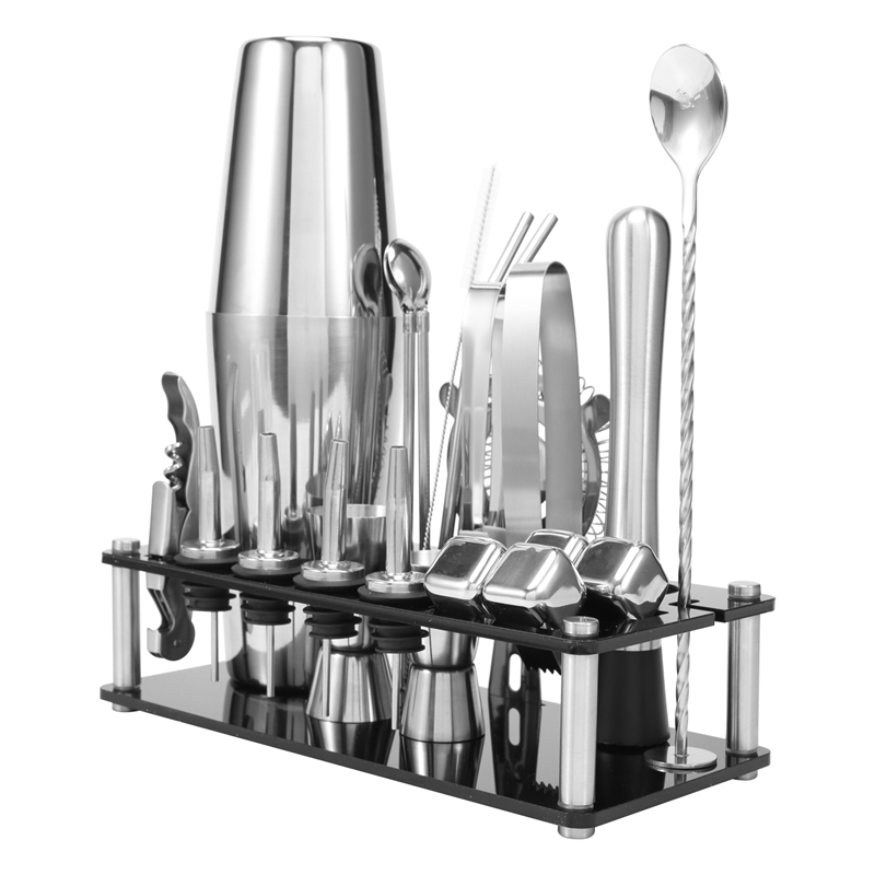 طقم خلاط كوكتيل، مجموعة أدوات  - مراجعة Boston Shaker Set وسعره