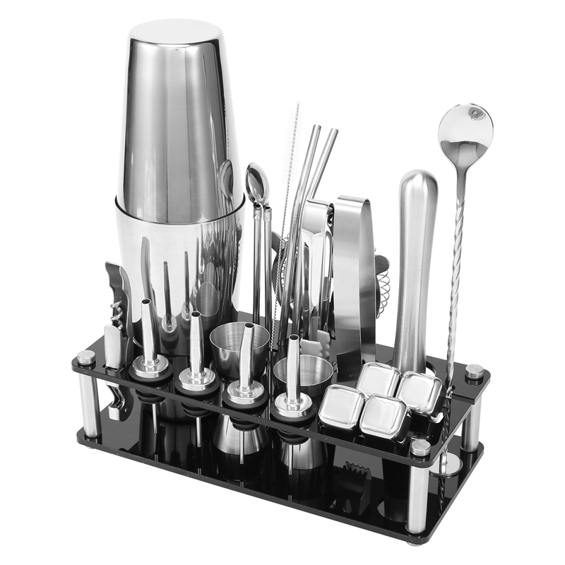 طقم خلاط كوكتيل، مجموعة أدوات  - مراجعة Boston Shaker Set وسعره