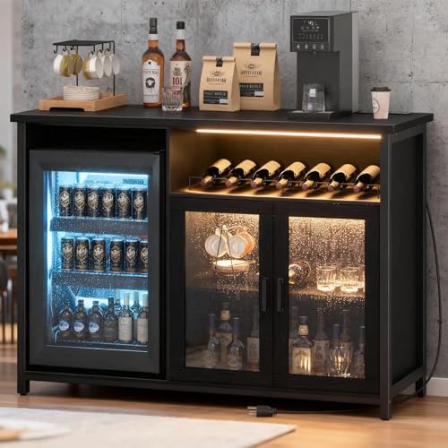خزانة بار للنبيذ مع مساحة لثلا - مراجعة Home Bar Setup وسعره