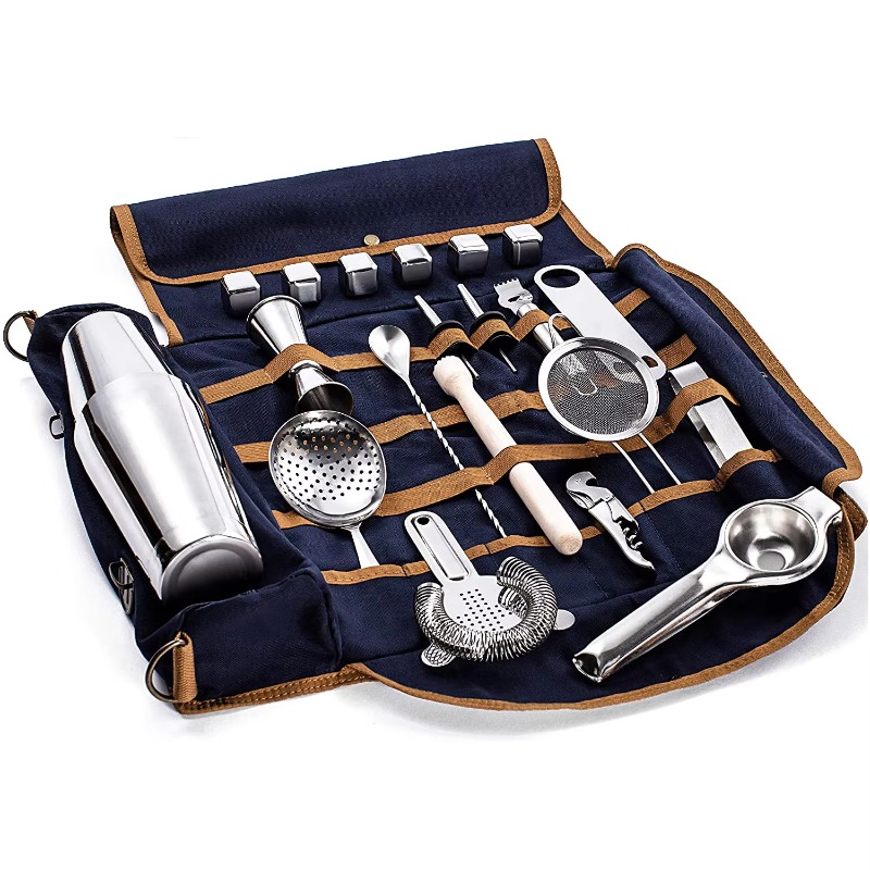طقم نادل مكون من 22 قطعة: 800  - مراجعة Boston Shaker Set وسعره