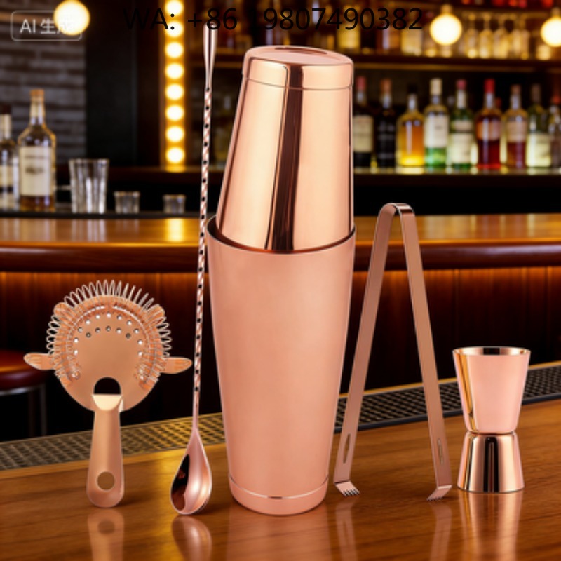طقم خلط بوسطن صديق للبيئة مكون - مراجعة Boston Shaker Set وسعره