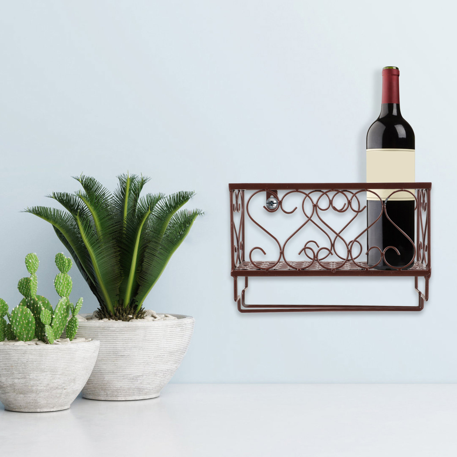 رف نبيذ مثبت على الحائط لتوفير - مراجعة Home Bar Shelves وسعره