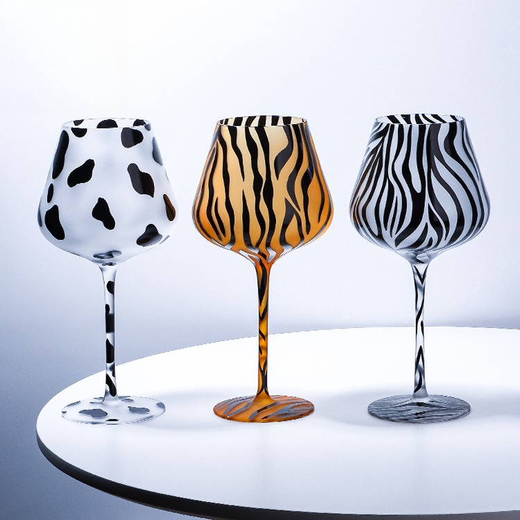 الإبداعية رسمت النمر ليوبارد H - مراجعة Highball Glass Set وسعره